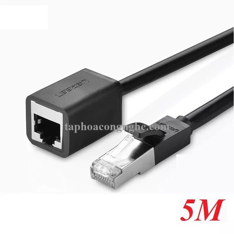 Ugreen 11283 5M màu Đen Cáp nối dài Ethernet CAT6 FTP RJ45 NW112 30011283